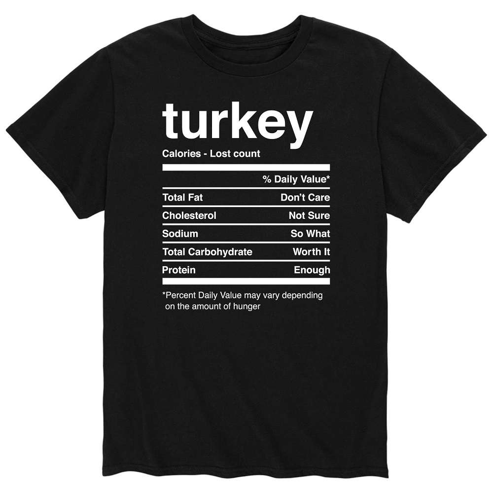 Instant Message Thanksgiving Nutritional Facts T Shirt Instant Message Thanksgiving Nutritional Facts T Shirt